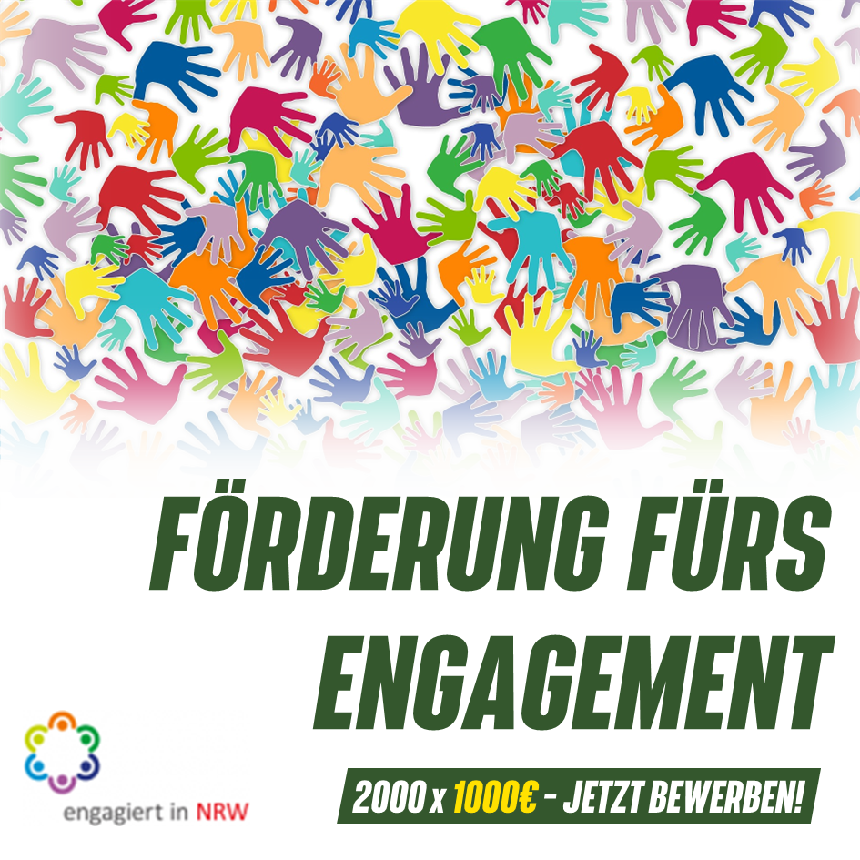 Förderung fürs Engagement!